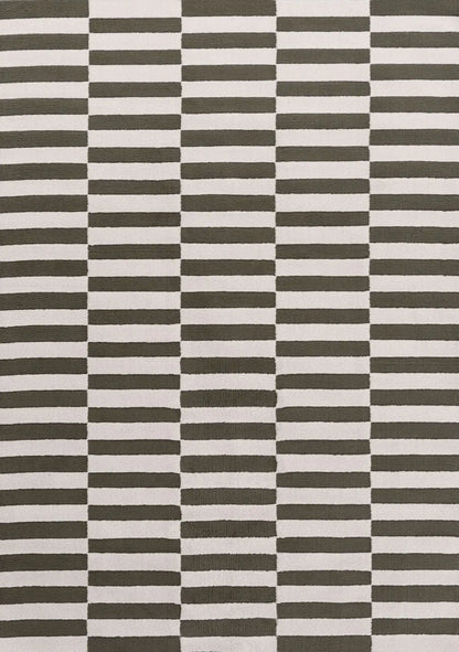 Loft Striped Green Rug