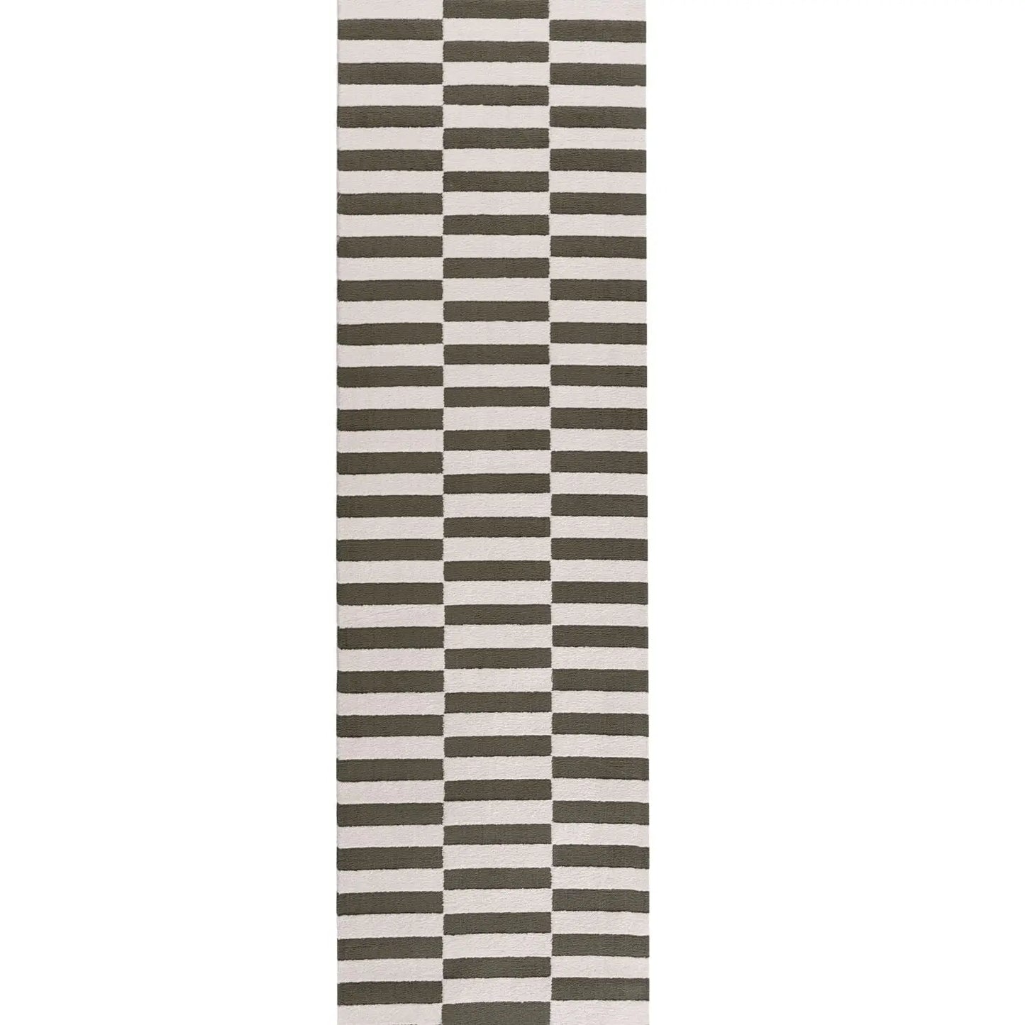 Loft Striped Green Rug