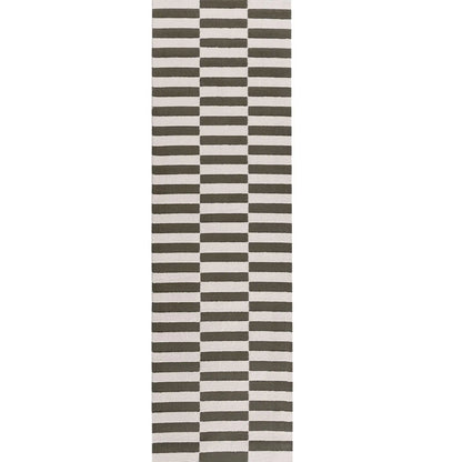 Loft Striped Green Rug