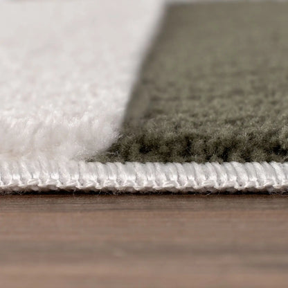 Loft Striped Green Rug