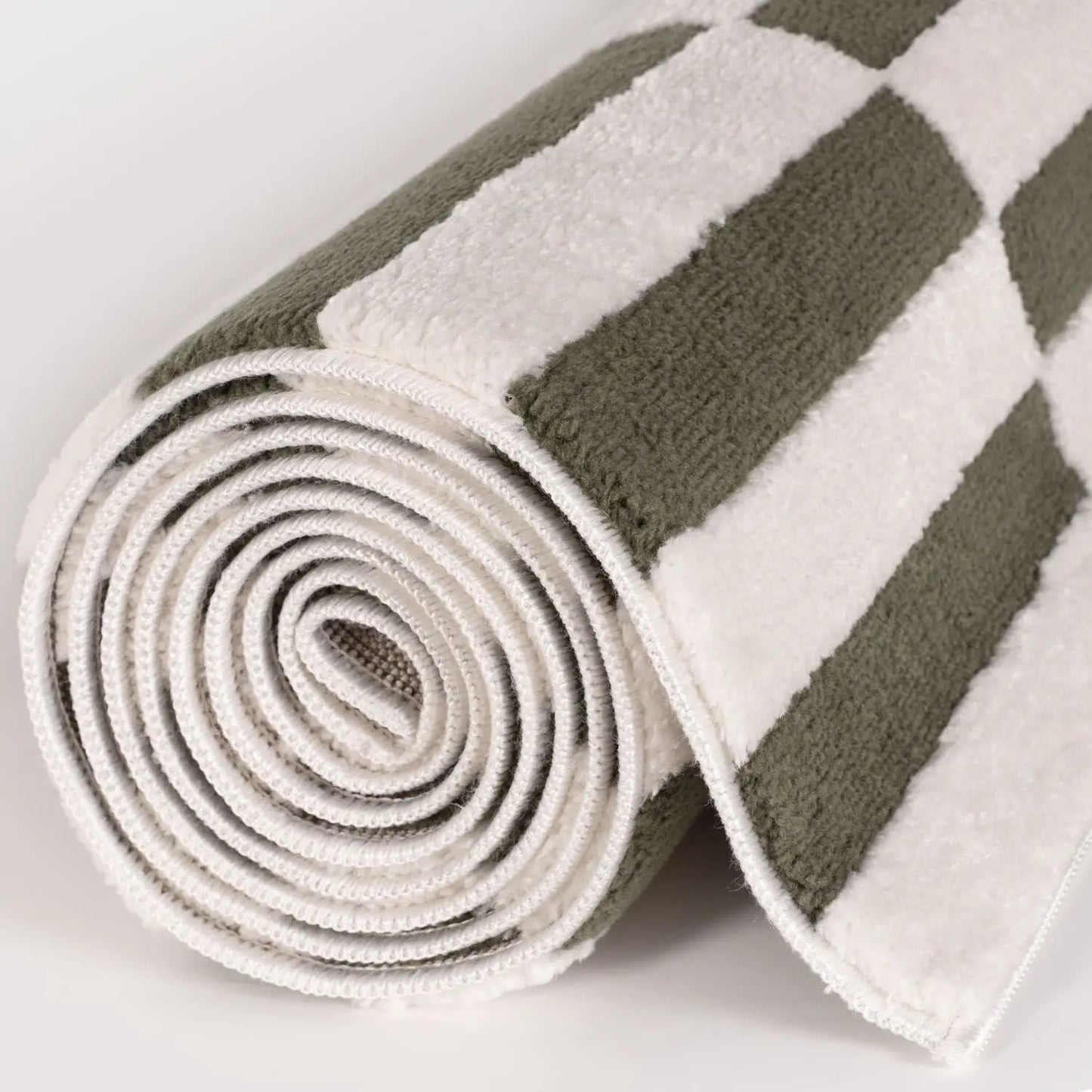 Loft Striped Green Rug
