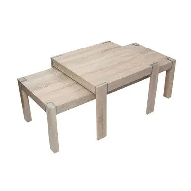 Loki Natural Oak Veneer Set of 2 Tables