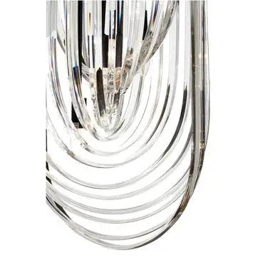 Long Glass Swirl Chandelier | Kensington Townhouse