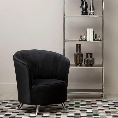 Maci Black Tub Chair