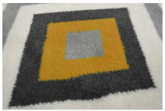 Maestro Geometric Yellow Rug | 3658 GB12