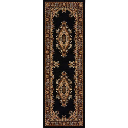 Maestro Traditional Black Rug | 4470 B11