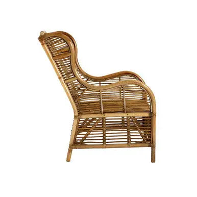 Manado Grey Kubu Rattan Arm Chair