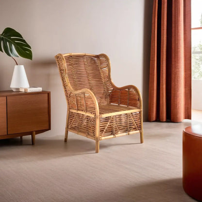 Manado Grey Kubu Rattan Arm Chair