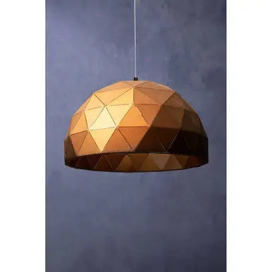 Mateo Large Coffee Dome Pendant Light
