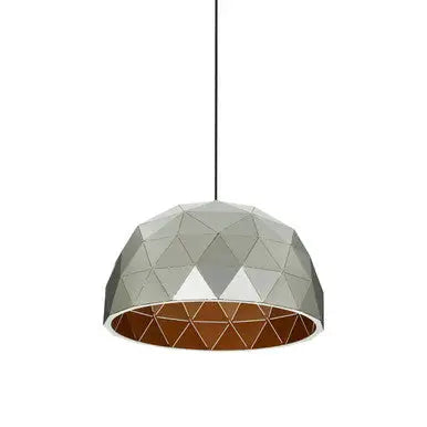 Mateo Medium Silver Dome Pendant Light