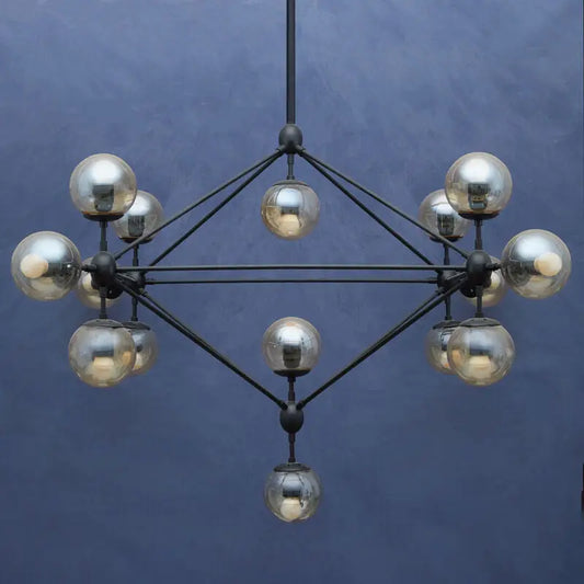 Matte Black 21 Arm Pendant Lamp | Abira
