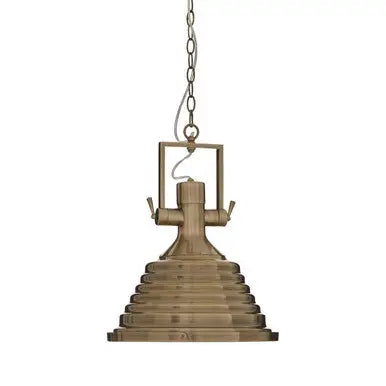 Medium Antique Brass Pendant Light | Lexington