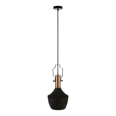 Medium Pendant Light in Black and Copper | Argo