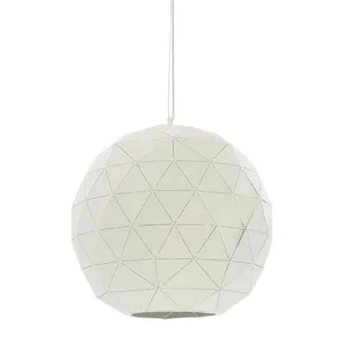 Medium White Pendant Light | Mateo