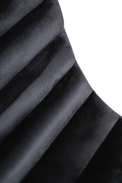 Midnight Velvet Curving Profile Lounge Chair | Vogue