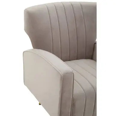 Mink Velvet Armchair | Hayley