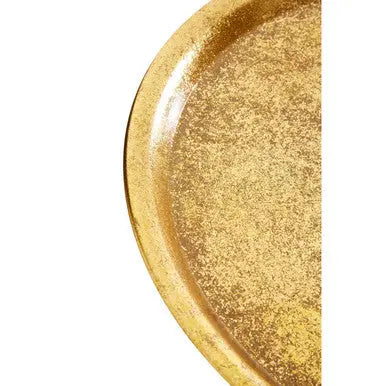 Monroe Gold Finish Small Side Table