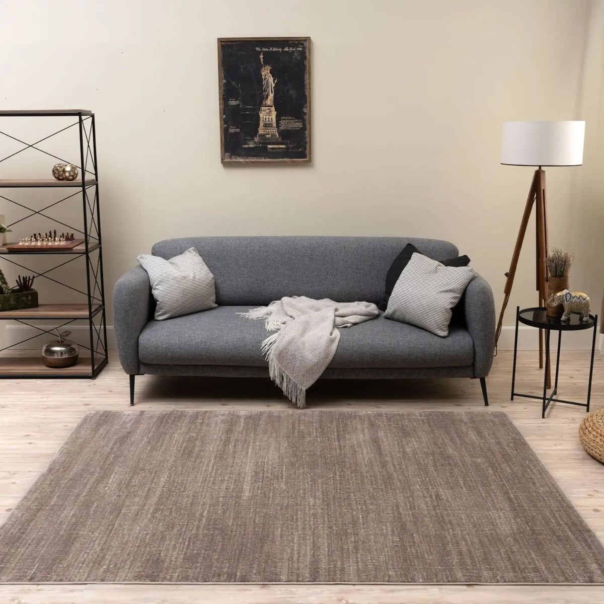 Montana Abstract Beige Rug | 3800B