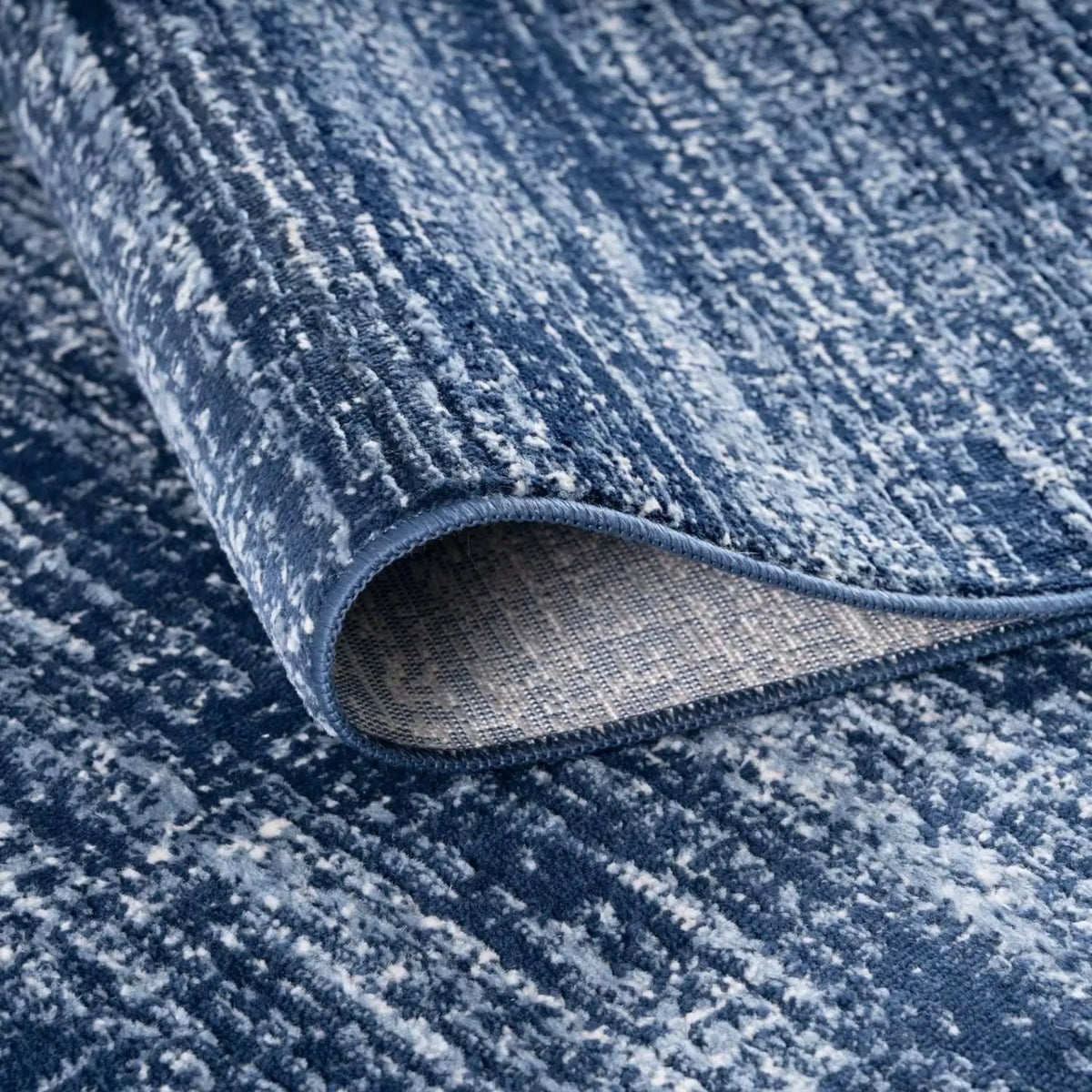 Montana Abstract Blue Rug | 3800Bl