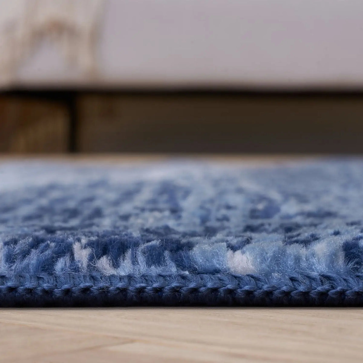Montana Abstract Blue Rug | 3800Bl