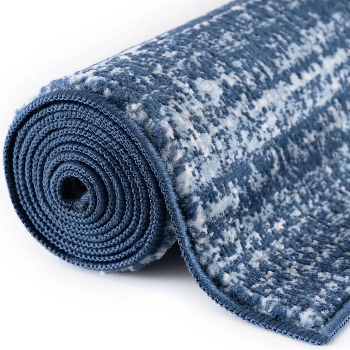 Montana Abstract Blue Rug | 3800Bl