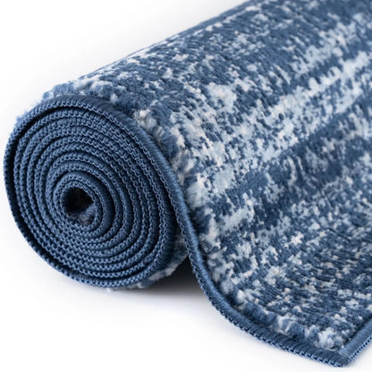Montana Abstract Blue Rug | 3800Bl