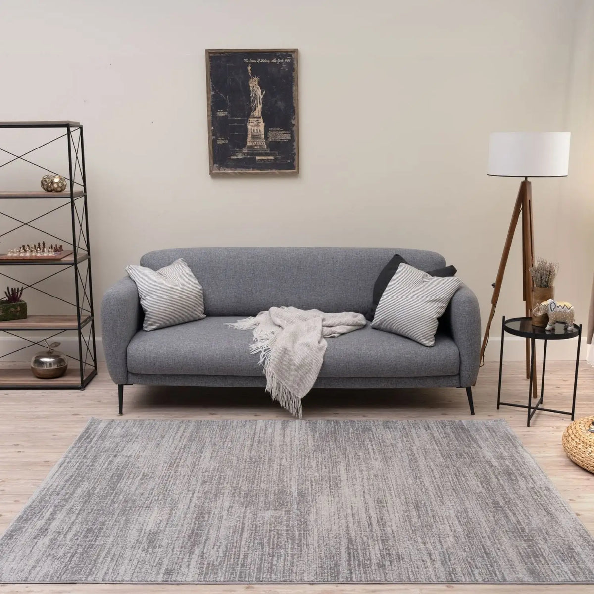 Montana Abstract Grey Rug | 3800G