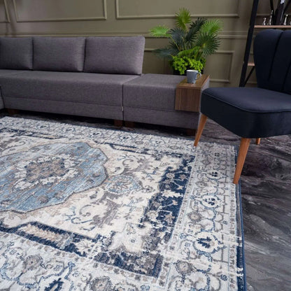 Montana Vintage Navy Rugs | 4040