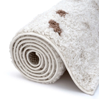 Moodi Shaggy Cream/Terra Biscotti Rug