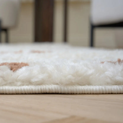 Moodi Shaggy Cream/Terra Biscotti Rug
