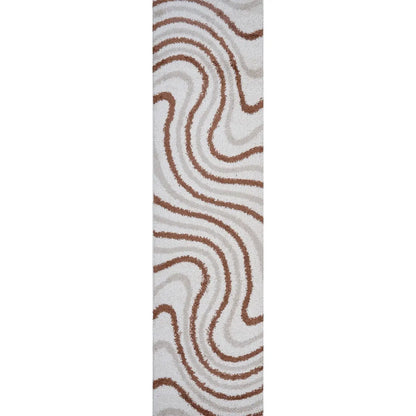 Moodi Shaggy Cream/Terra Sunhaze Rug