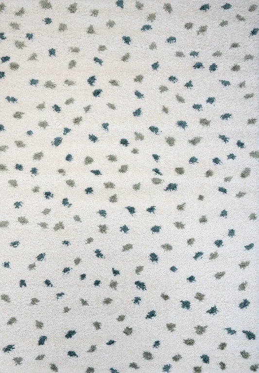 Moodi Shaggy Green Drizzle Rug