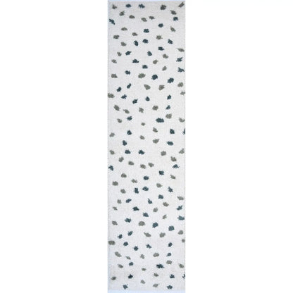 Moodi Shaggy Green Drizzle Rug