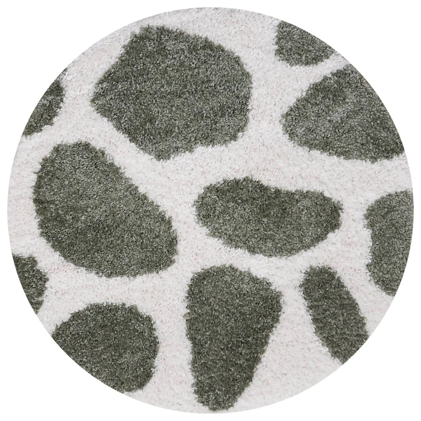 Moodi Shaggy Green Erosan Rug