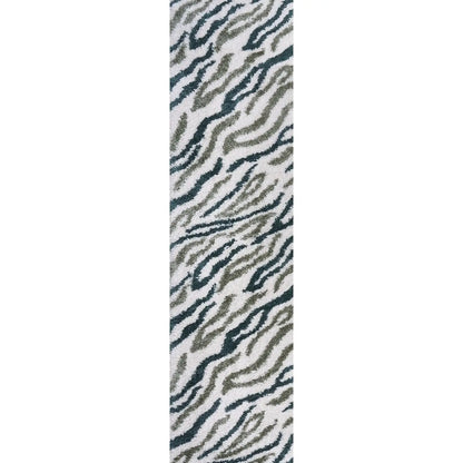 Moodi Shaggy Green Nyra Rug