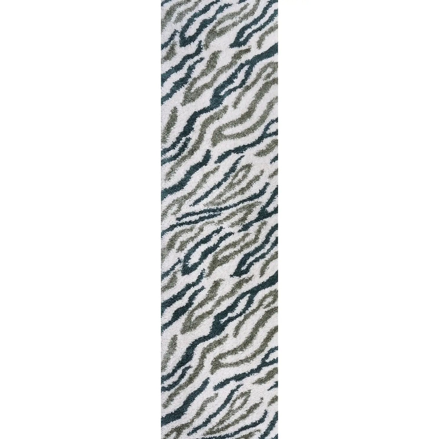 Moodi Shaggy Green Nyra Rug