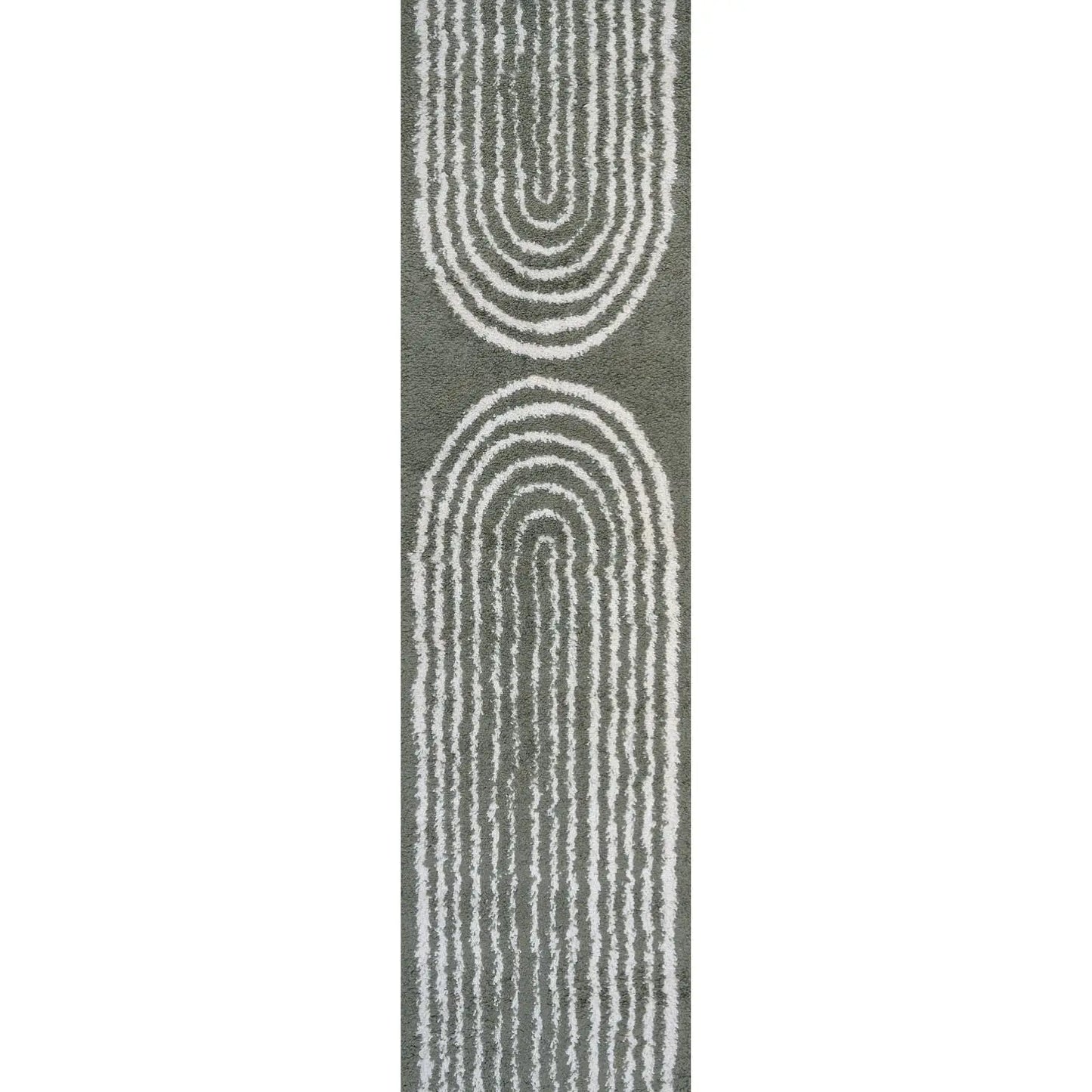 Moodi Shaggy Green Reverie Rug