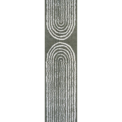 Moodi Shaggy Green Reverie Rug