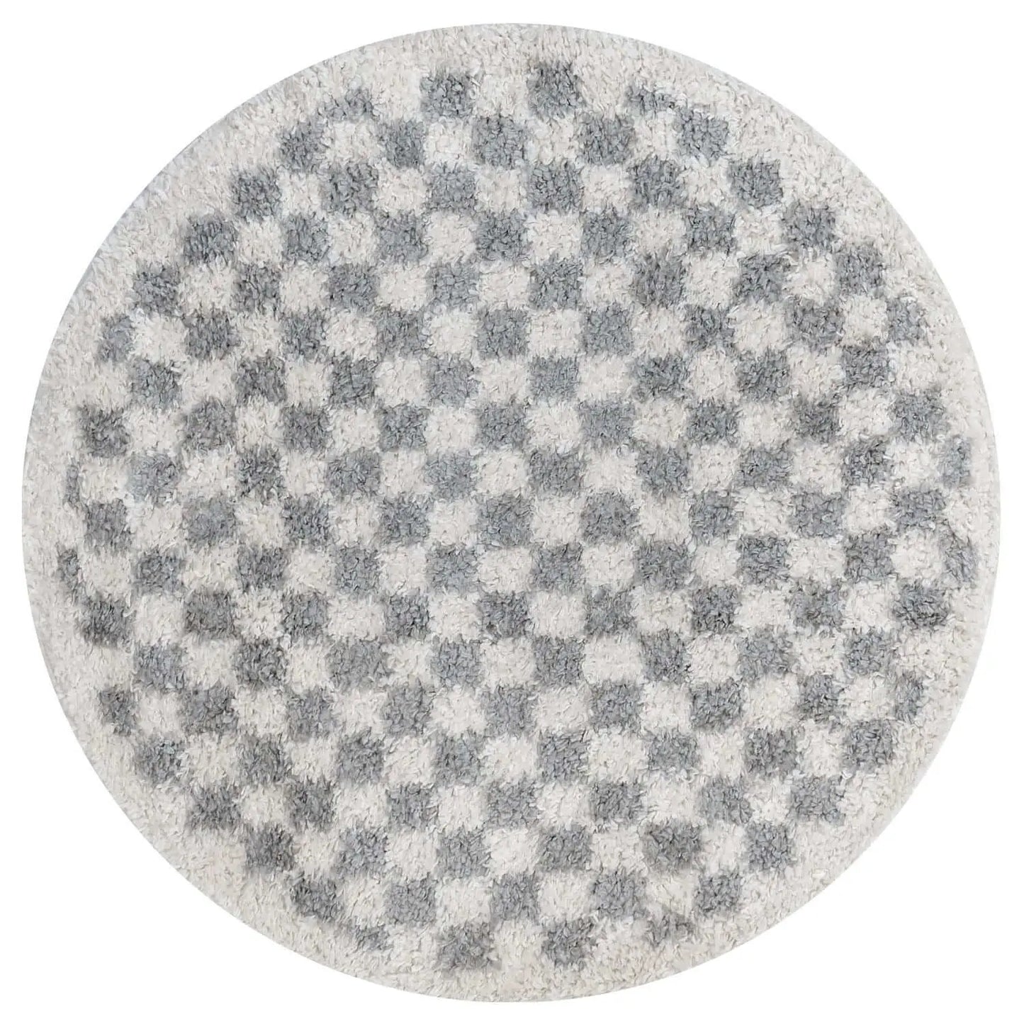 Moodi Shaggy Grey Mulberry Rug