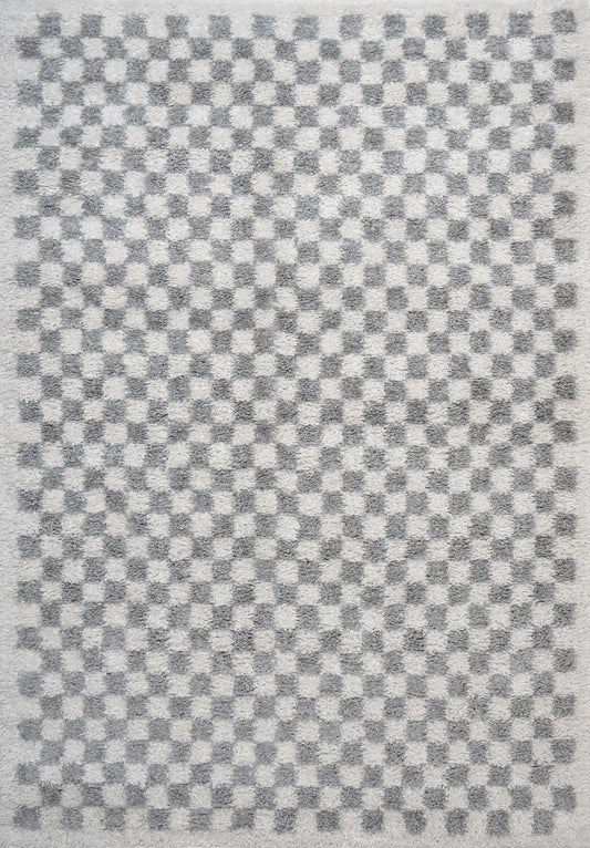 Moodi Shaggy Grey Mulberry Rug