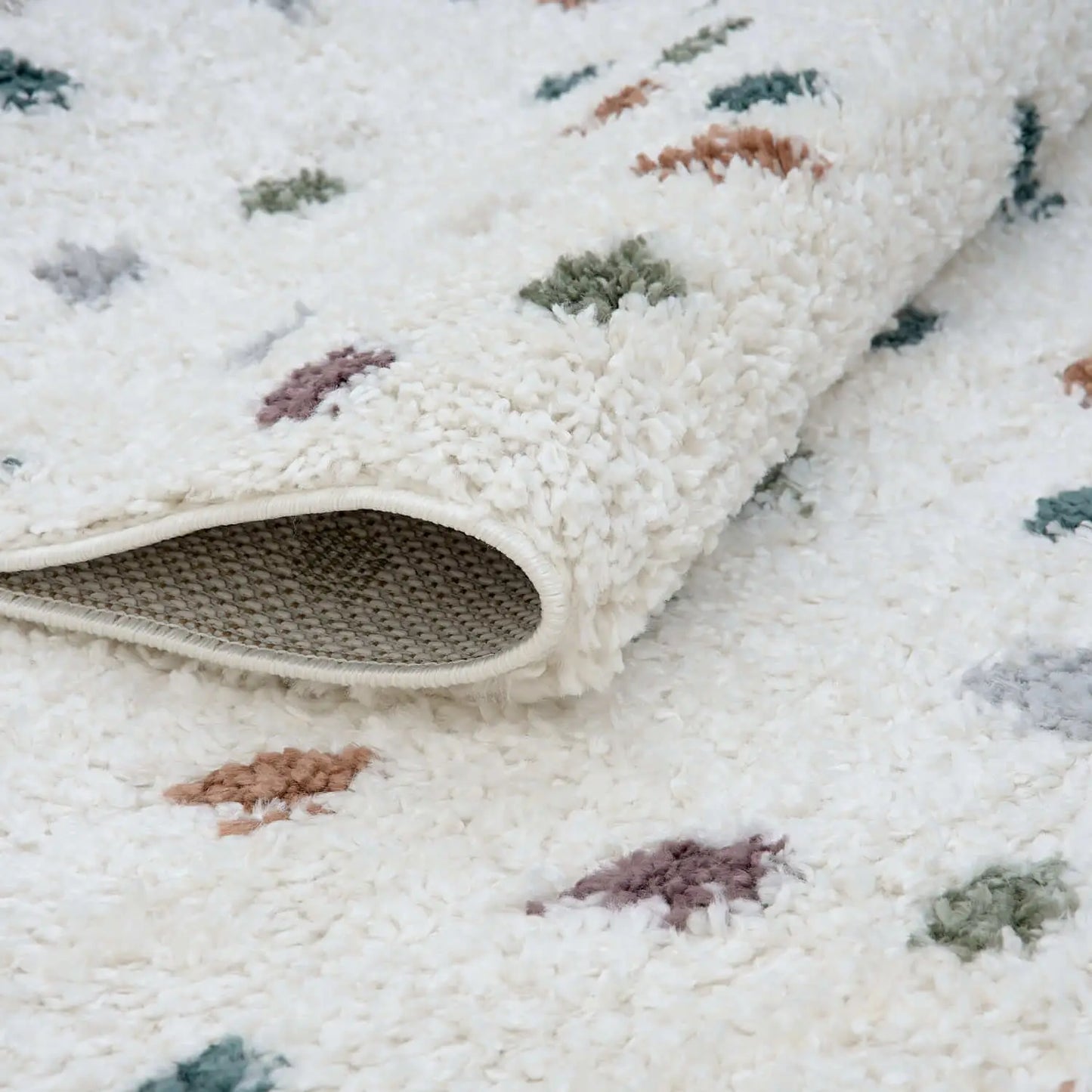 Moodi Shaggy Multicolour Jubile Rug