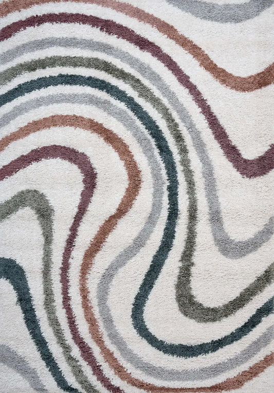 Moodi Shaggy Multicolour Mirage Rug