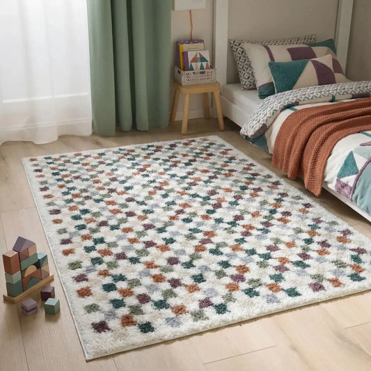 Moodi Shaggy Multicolour Pulseway Rug