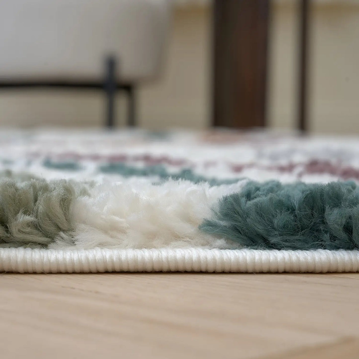 Moodi Shaggy Multicolour Raincat Rug