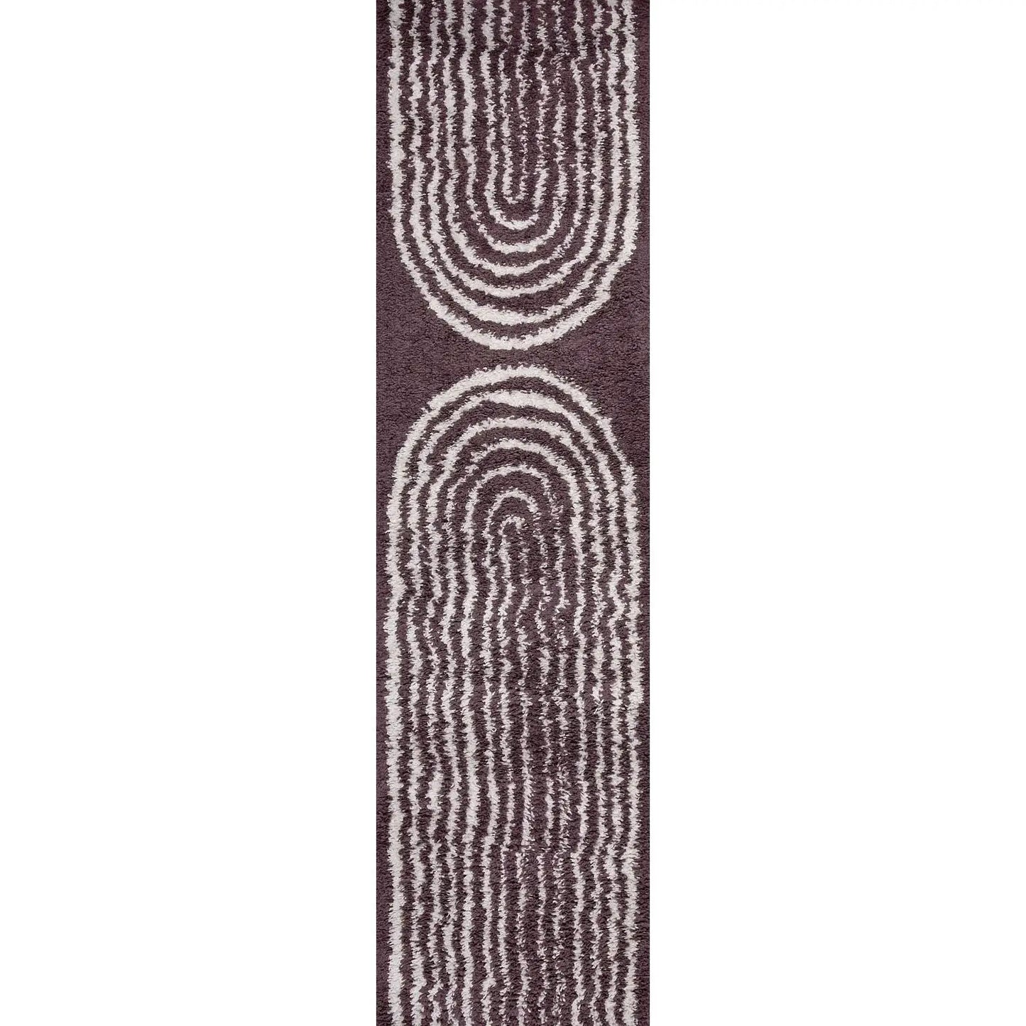 Moodi Shaggy Purple Velvetine Rug
