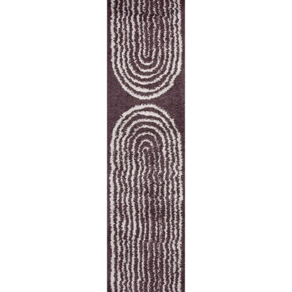 Moodi Shaggy Purple Velvetine Rug