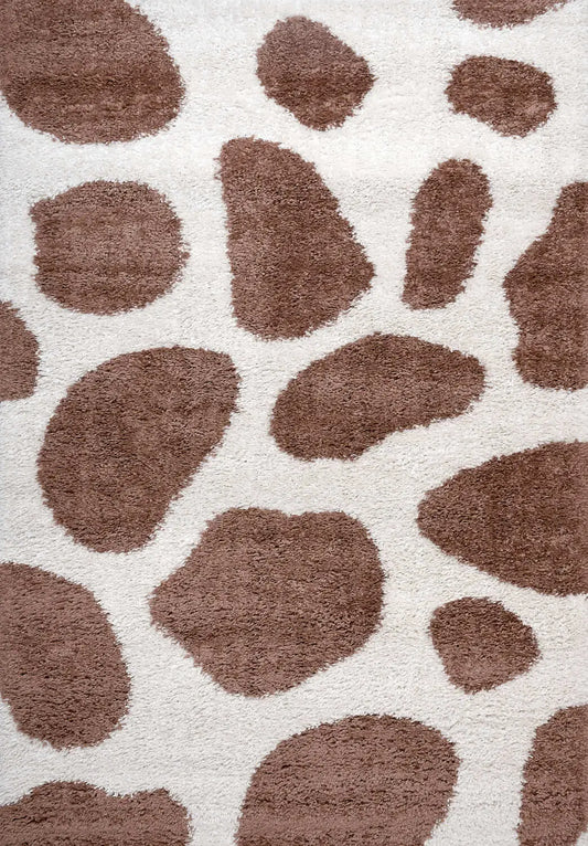 Moodi Shaggy Terra Froth Rug