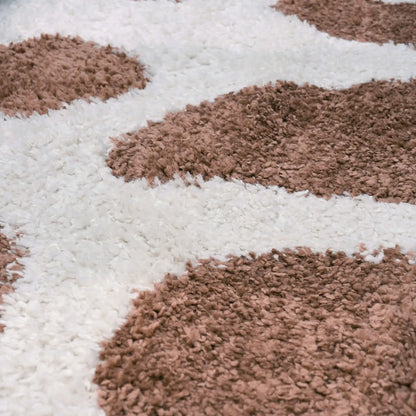 Moodi Shaggy Terra Froth Rug