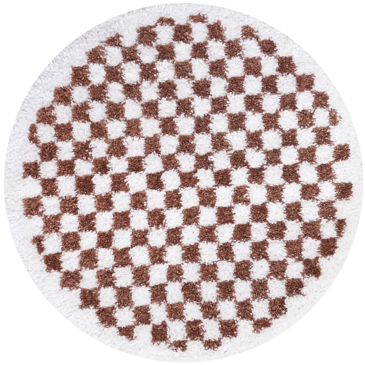Moodi Shaggy Terra Pixelate Rug
