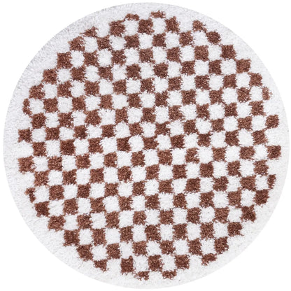 Moodi Shaggy Terra Pixelate Rug